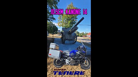 Yamaha Super Tenere | 10.5cm Kanone 14. #shorts #adventure #supertenere