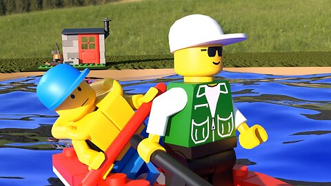 3D Lego Animation - Fishing Trip Gone Horribly Wrong