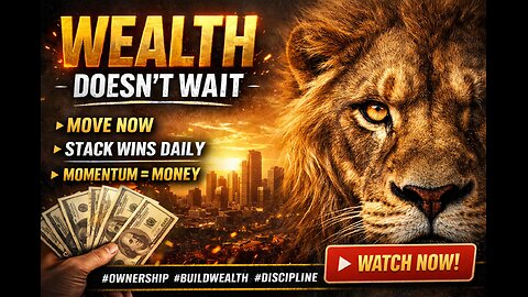 Wealth doesn’t wait