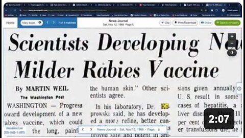 Vaccines are the Cause for Paralysis According to one of the Inventors(Koprowski) of Vaccines - 1966 Article