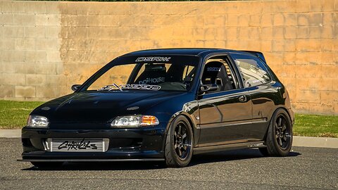 RIDE ALONG In A 1992 Turbo Honda Civic EG! ターボホンダシビック