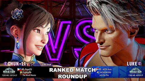 Kuya Kalbo SF6 Ranked Roundup. Chun Li Master Rank [Hori Fight Stick]