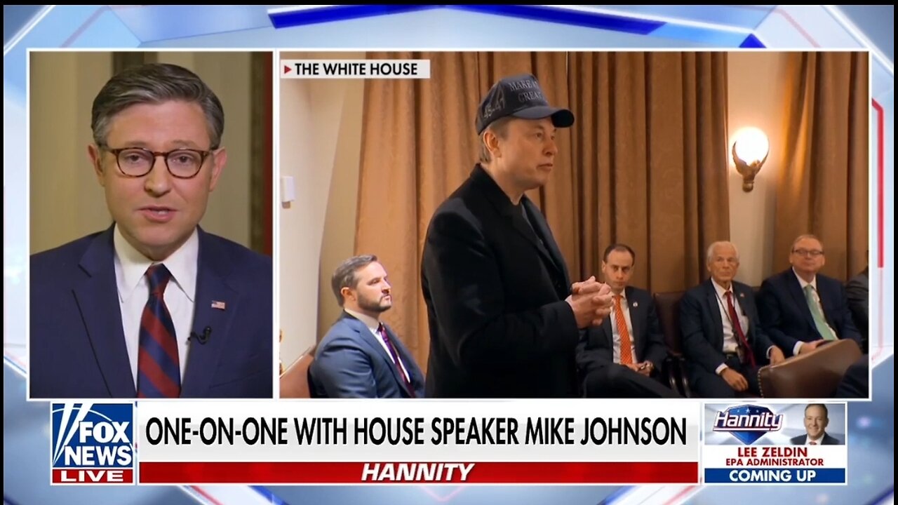Speaker Johnson: Musk Is Inside The Belly Of The Beast Of Bureaucracy