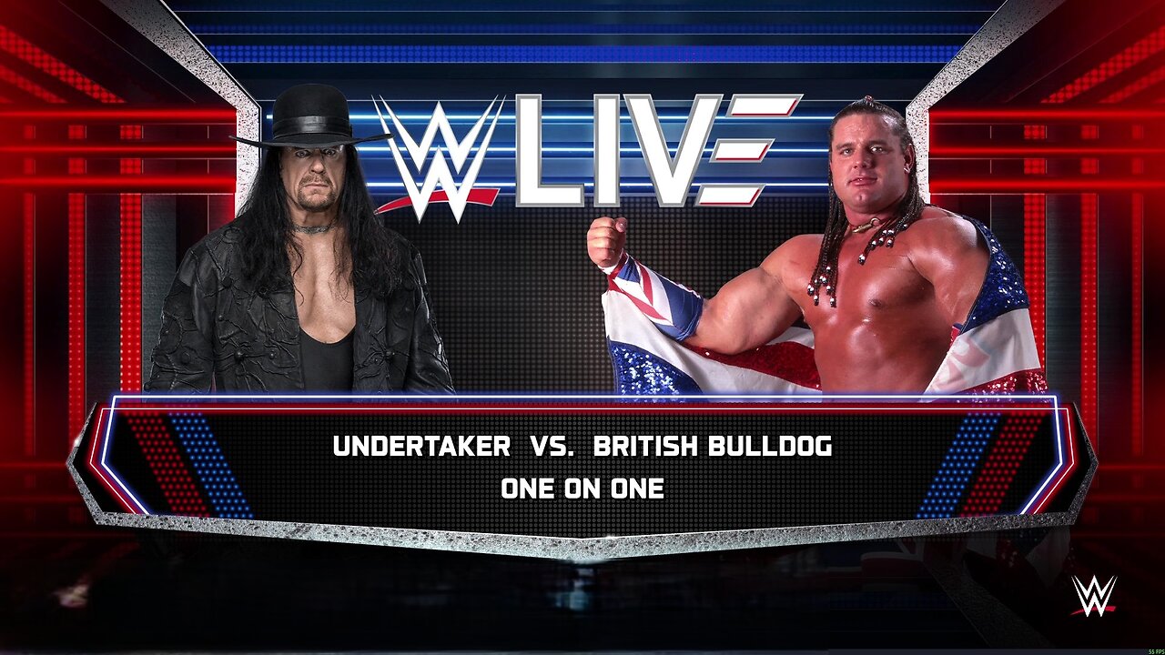 WWE 2k25 Undertaker vs British Bulldog
