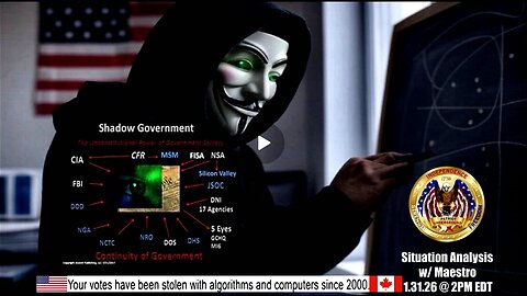 Patriot Underground - Situation Analysis w/ Maestro (1.31.26 @ 2PM EDT)