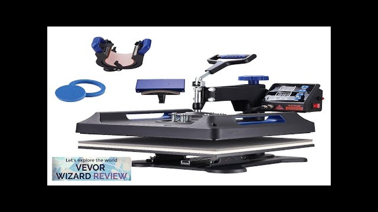 VEVOR Heat Press 15x15 Upgraded Heat Press Machine 5 in 1 Anti-Scald Review