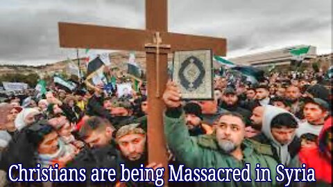 NATO-backed Muslim Soldiers of The New Syrian Islamic Regime Take Christians And Butcher Them