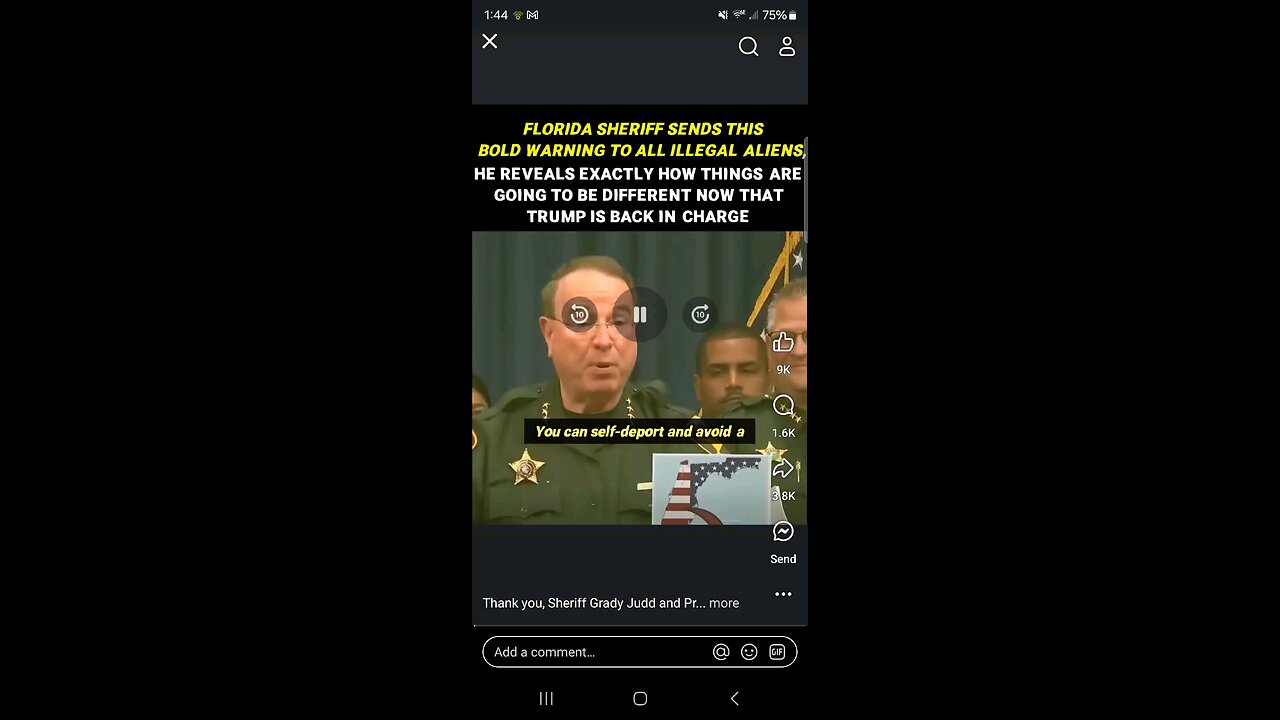 Florida Sheriff explains America's new immigration policy