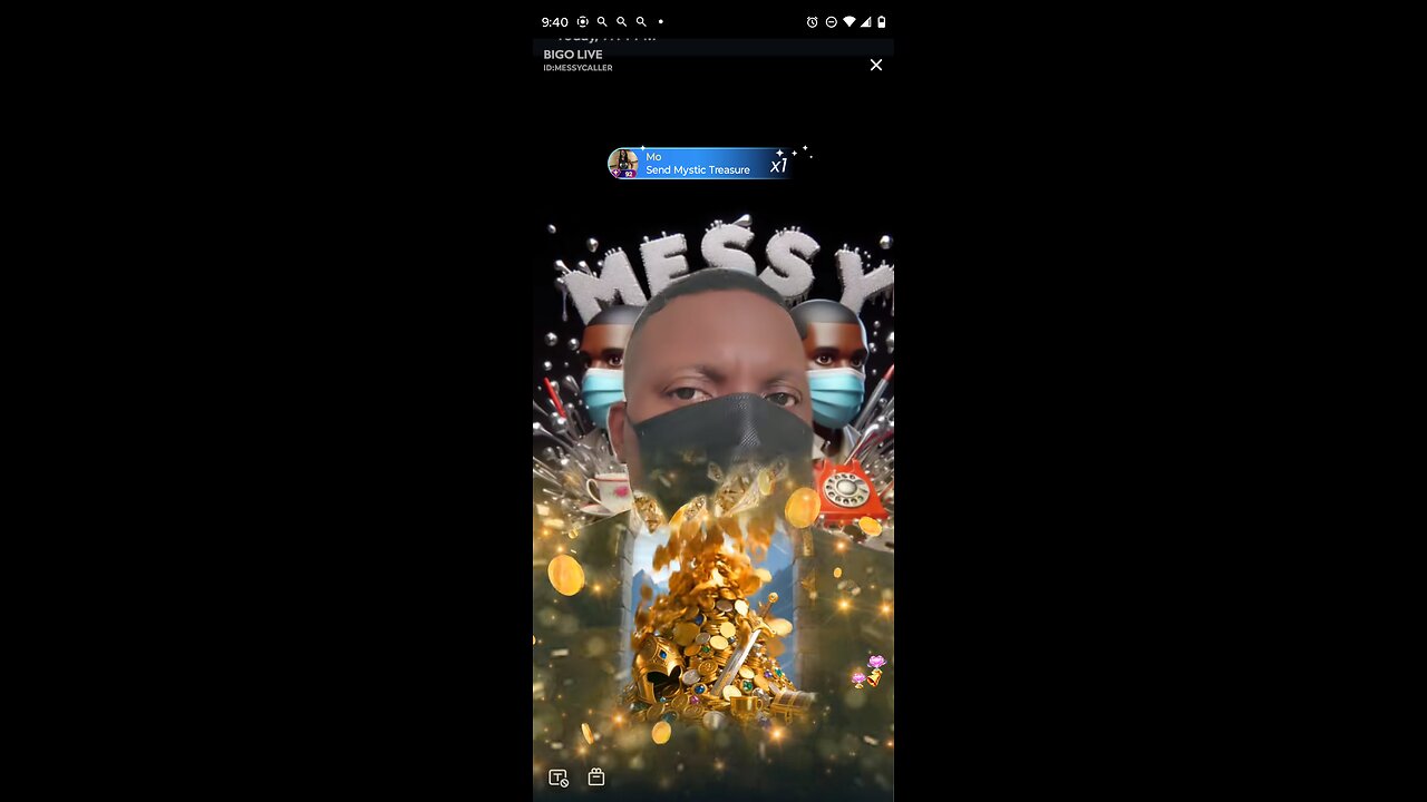 Messy caller is desperately trying to make his quota
