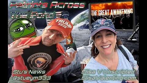 Patriots Across The Pond Ep7 - Weekly Show LIVE w/ Elisa V - Thursdays 3.30pm GMT/1030am EST 🙏🏽🕉❤️