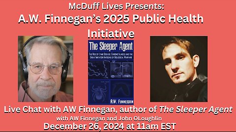 "AW Finnegan's 2025 Public Health Initiative," with AW Finnegan, December 26, 2024