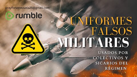 REGIMEN ENTREGAN UNIFORMES MILITARES DE ESTADOS UNIDOS FALSOS A COLECTIVOS