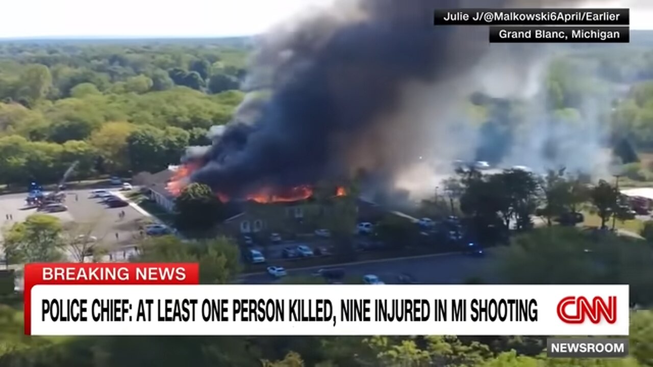 At least one dead and nine injured in Michigan church shooting