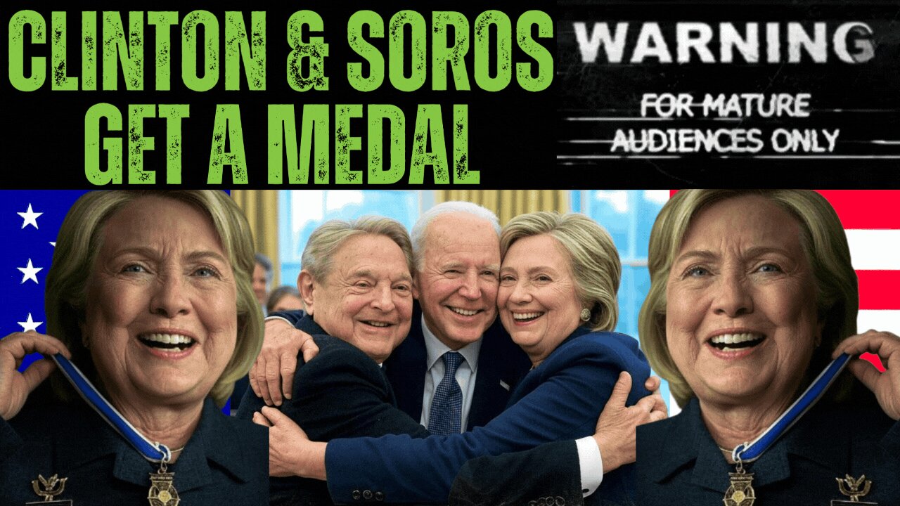 Clinton & Soros Receive the Medal of Freedom.