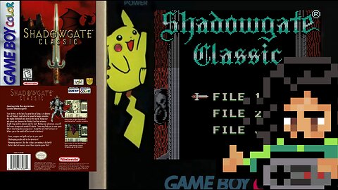 Shadowgate Classic (1999) Gameboy Color Playthrough/Walkthrough.