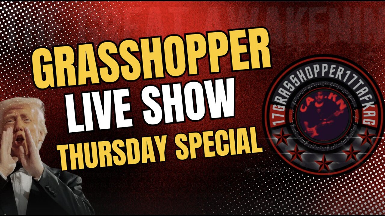 ‼ GRASSHOPPER OCT 16TH Charlie Kirk SPECIAL ‼