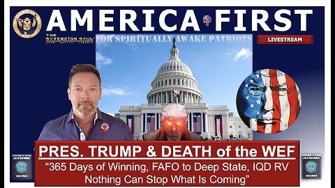 Pres. Trump deals Death to [DS] WEF, America First, 365 Days of Winning & IQD RV