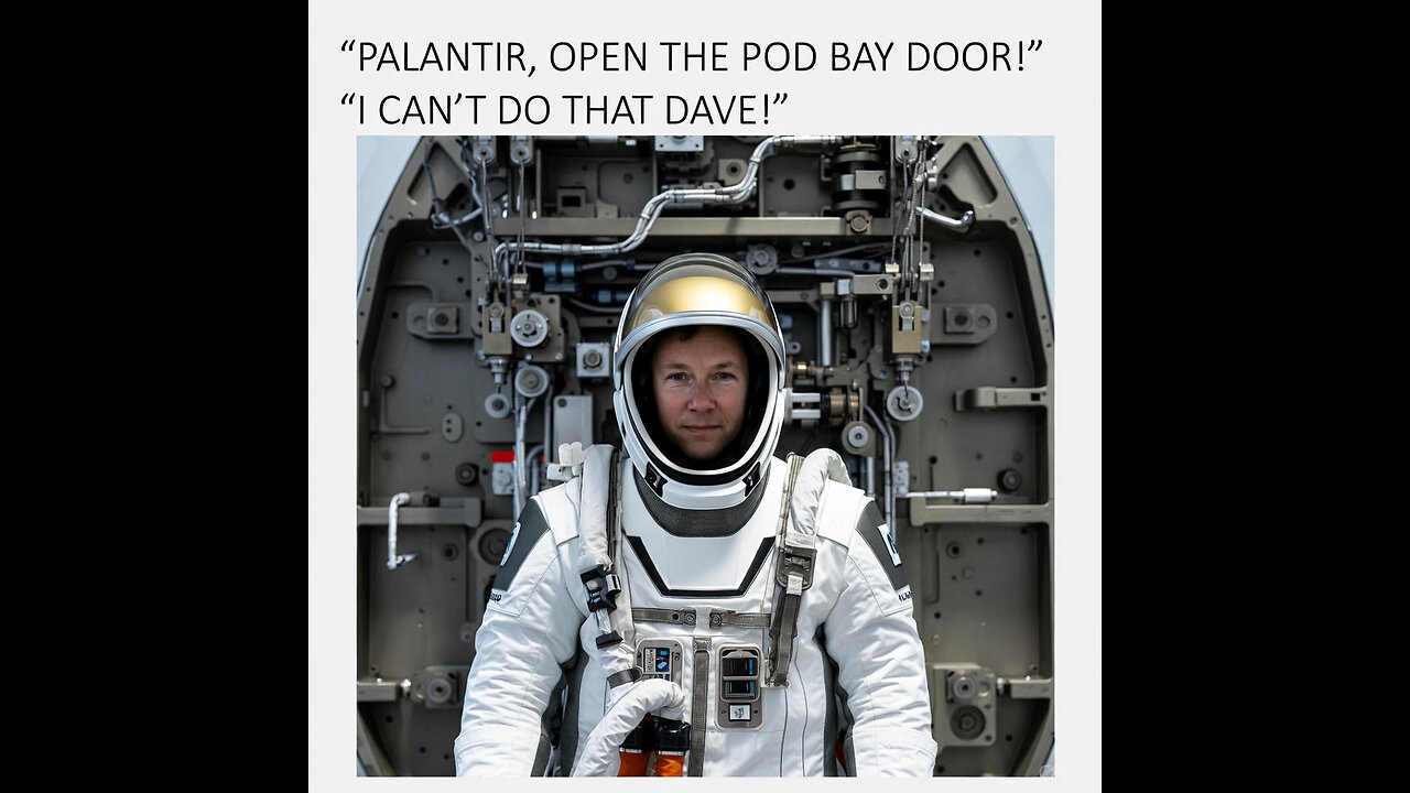 PALANTIR, OPEN THE POD BAY DOORS! "I CAN'T DO THAT DAVE!"
