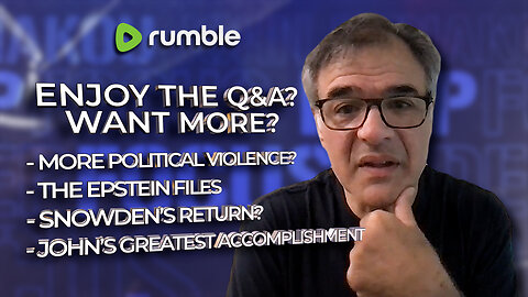 This Week's Going Deeper w/ John Kiriakou: Political Violence, Reagan's CIA & EXTRA | DEEP FOCUS