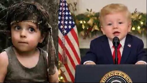 Baby Trump, "We're sending every soldier $1,776 & the checks are already on the way." (12.17.25)