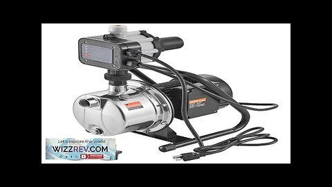 VEVOR Shallow Well Pump Portable Jet Pump w/ Auto Controller 1HP 1200GPH Review