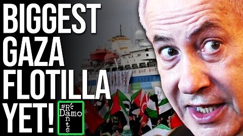 Israel Cornered As Multiple Ports Join Biggest Gaza Flotilla Yet!