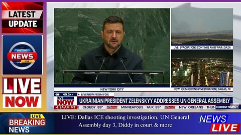 LIVE: Dallas ICE shooting investigation, UN General Assembly day 3, Diddy in court & more