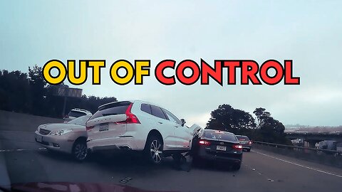 Highway Chaos SUV Loses Control After Sudden Lane Change| CASH PULSE