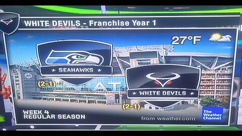 Wk 4 Seahawks at The White Devils