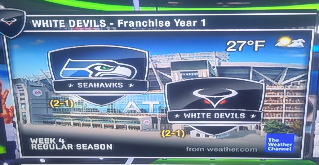 Wk 4 Seahawks at The White Devils