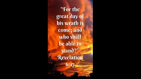The Sixth Seal, Judgement upon the earth, Revelations 6:11-17, with Dr. Tom Knotts, Jr.