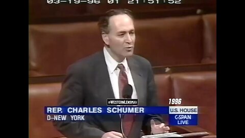 1996 C-SPAN video exposes Chuck Schumer flip-flop on immigration