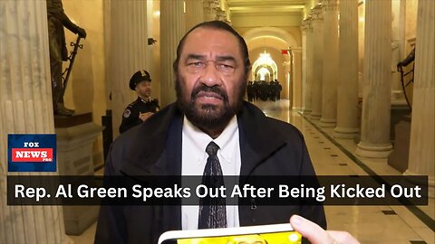 Rep. Al Green Speaks Out After Being Kicked Out of Trump’s Speech!