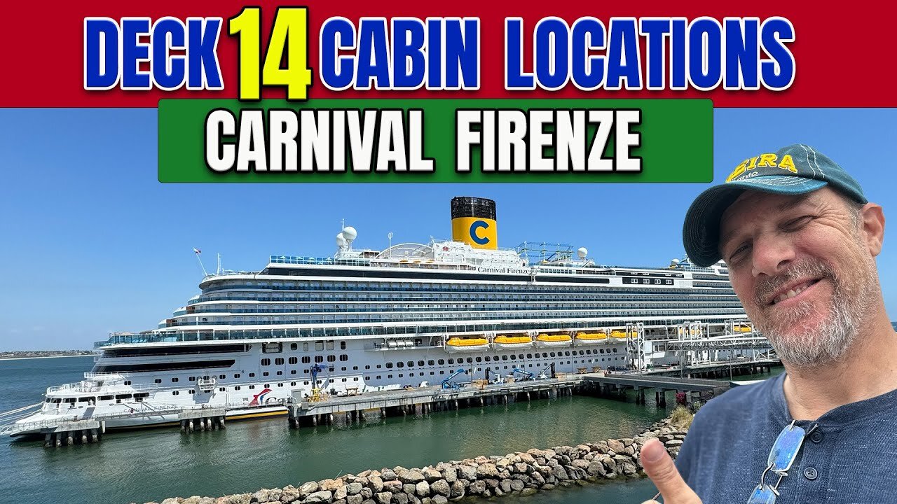 Carnival Firenze Cabin Deck 14 | Tall Man's Cruise Adventures