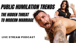 The social psyop making marriage look like a humiliation ritual