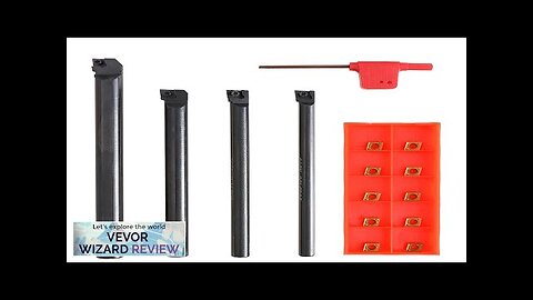 VEVOR 4 Pieces Indexable Lathe Turning Tool Holder 1/4 in CNC Heavy-Duty Review