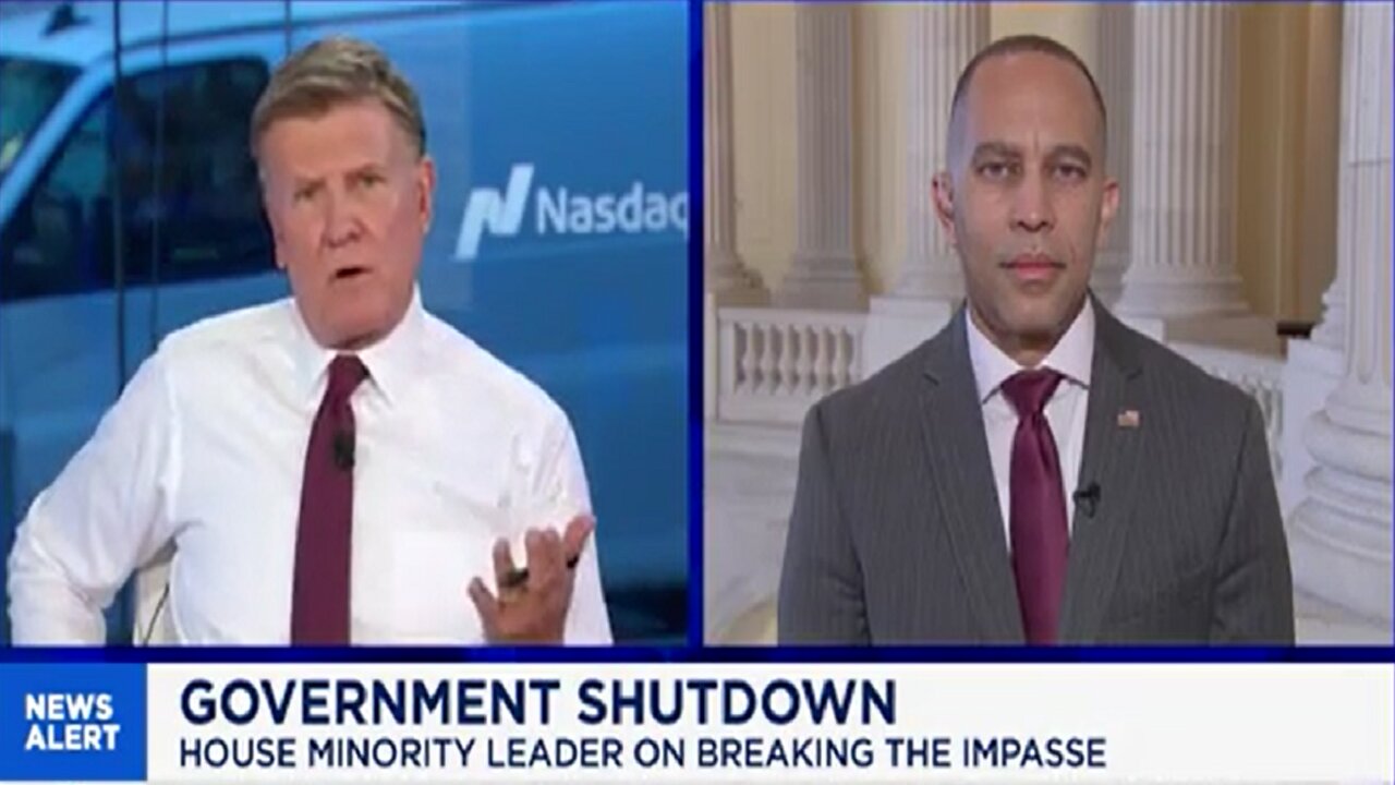 ‘It’s a Bad Look!’ CNBC’s Joe Kernen Clashes With Hakeem Jeffries Over Shutdown