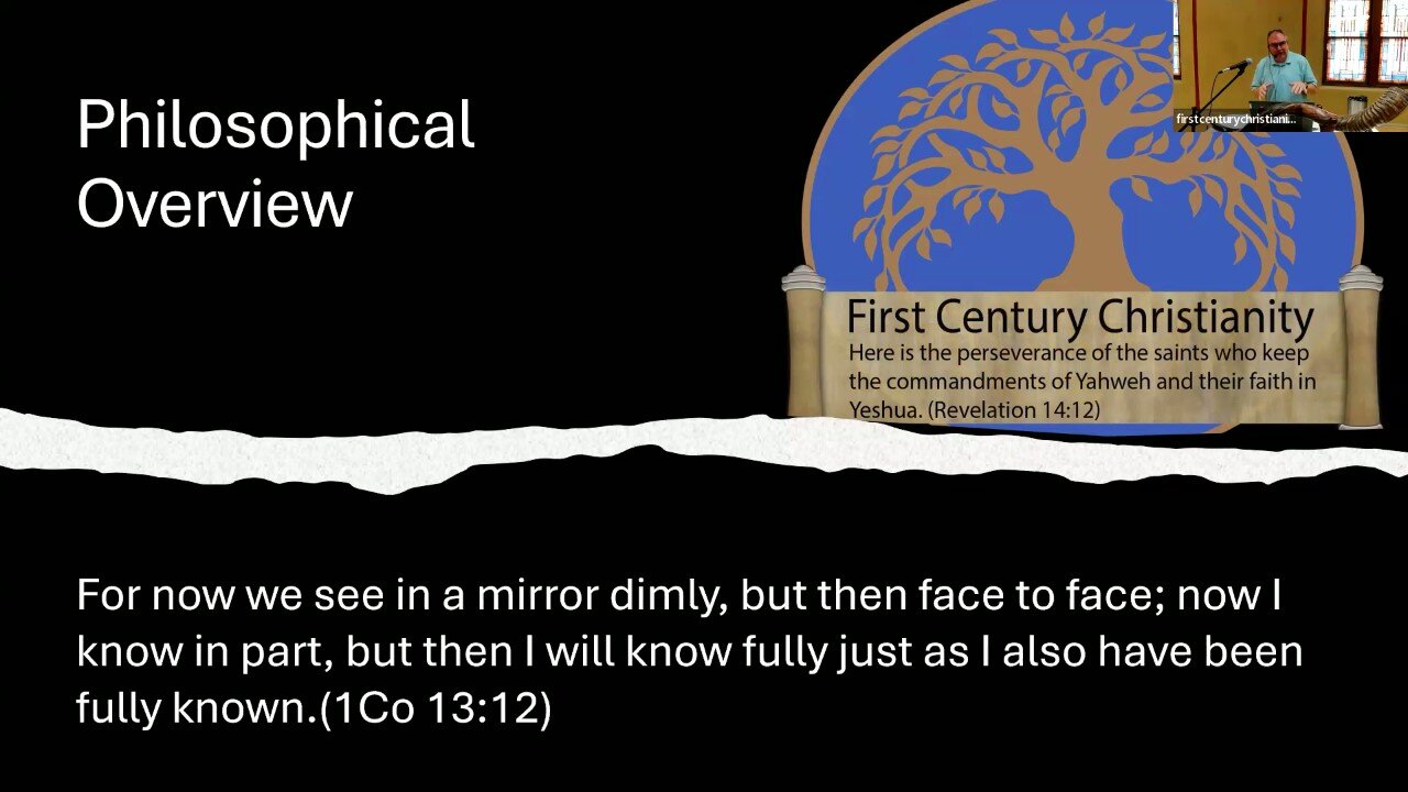 Philosophical Overview - Message from Shabbat 12/6/2025