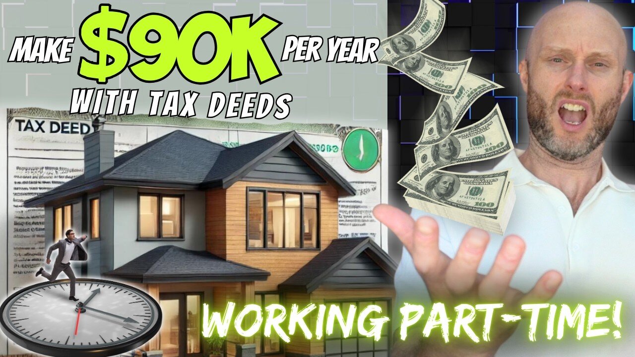 Make $90K Per Year With Tax Deeds, Working Part-Time!