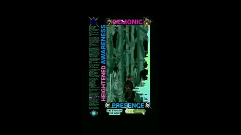 ▪︎DEMONIC PRESENCE/HEIGHTENED AWARENESS▪︎