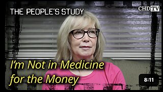 I’m Not in Medicine for the Money