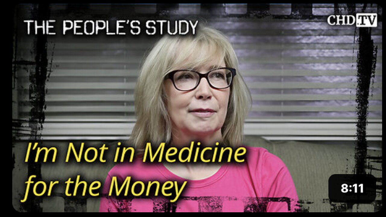 I’m Not in Medicine for the Money