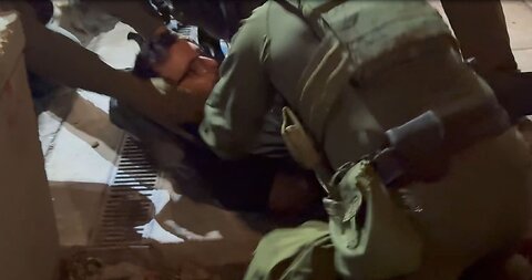 ICE patiently deals with fascists protesters, but tackles and arrests one who spits