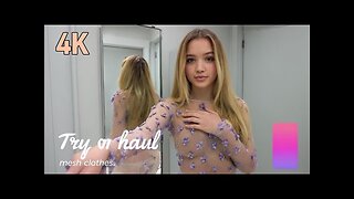 4k shein try on haul lingerie 2025 |micro bikini see through/ transparent lingerie fashion trend