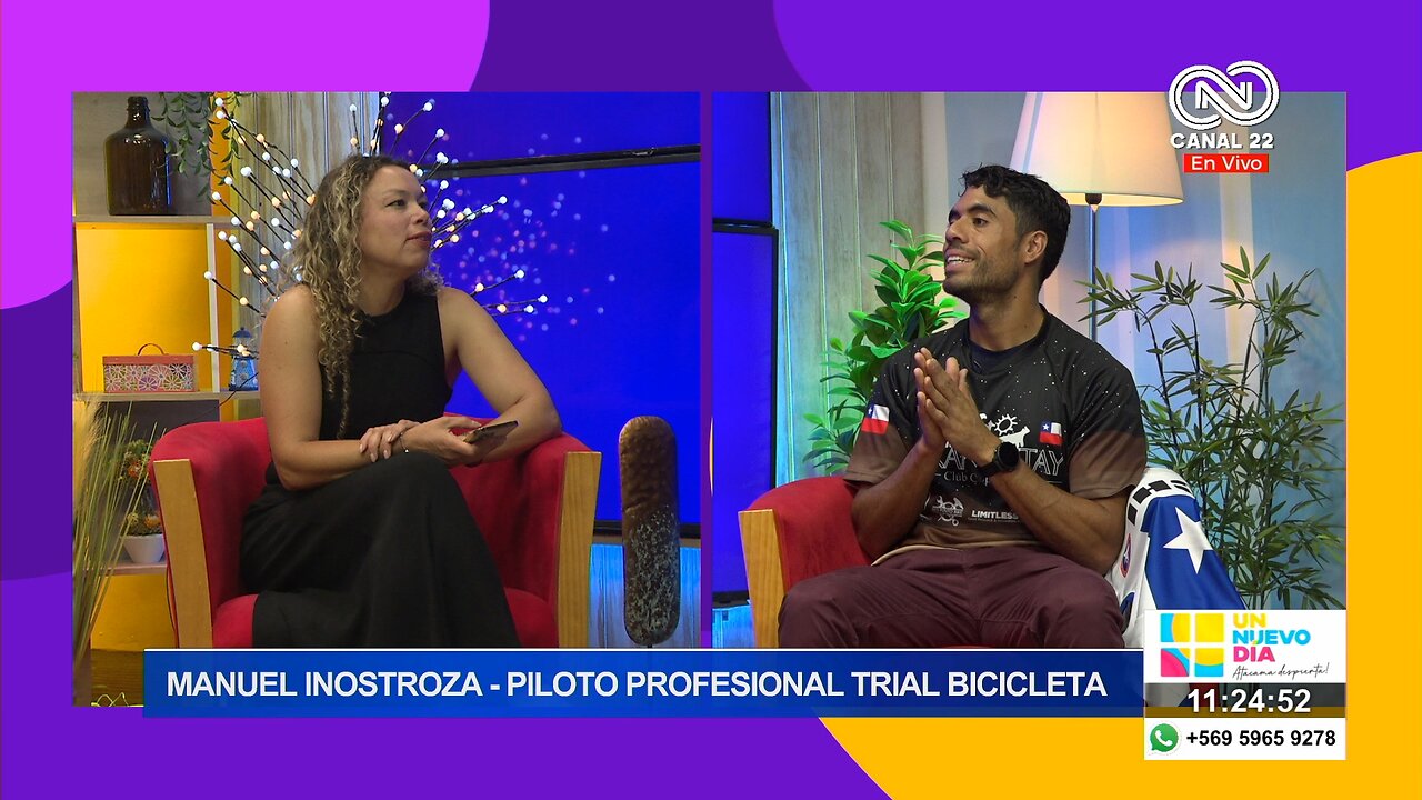 Manuel Inostroza Piloto Profesional Trial Bicicleta