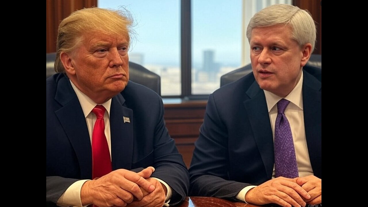 President Trump should meet w/ the IDU Chairman Stephen Harper