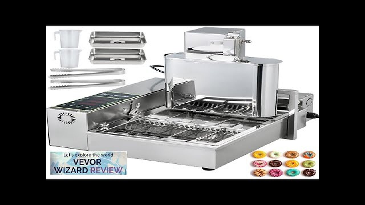 VEVOR 110V Commercial Automatic Donut Making Machine 4 Rows Auto Doughnut Maker Review