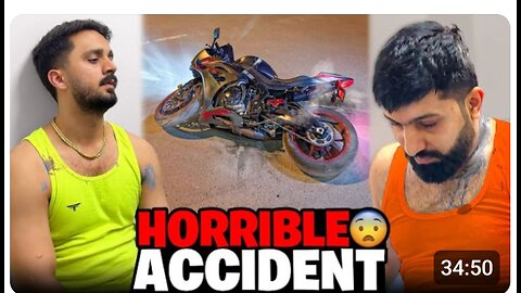 Our Horible Accident on Heavy Bike🥵💥 Marty Marty Bach Gaya🥵🪤