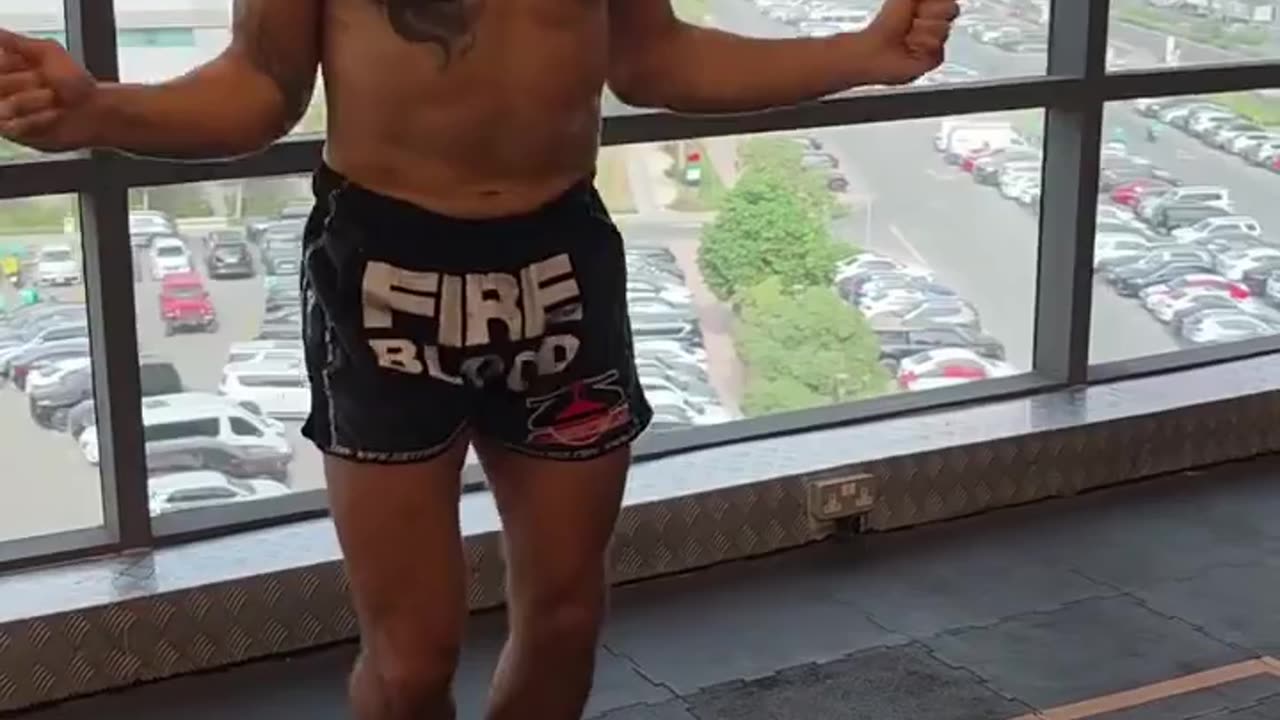 Andrew Tate Doing Jump Rope