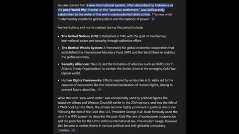 The New World Order was built on the ashes of World War II